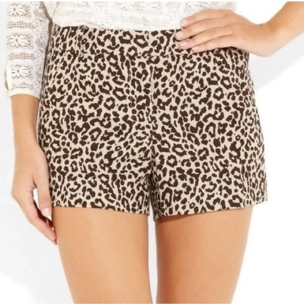J Crew Leopard Chino Short L1